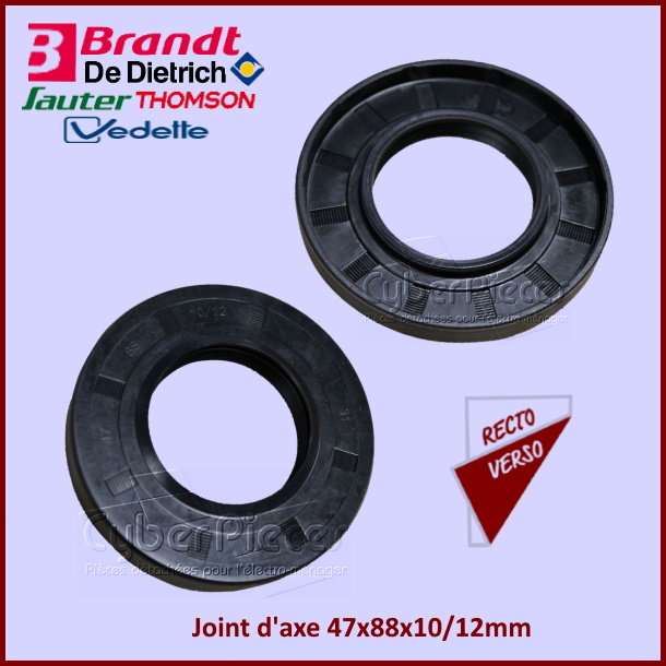 Joint d'axe 47x88x10/12mm Brandt AS0074222