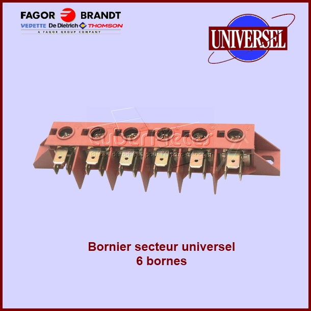 Bornier Sélecteur 6 Bornes universel