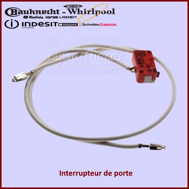 Interrupteur de porte Whirlpool 481227138069
