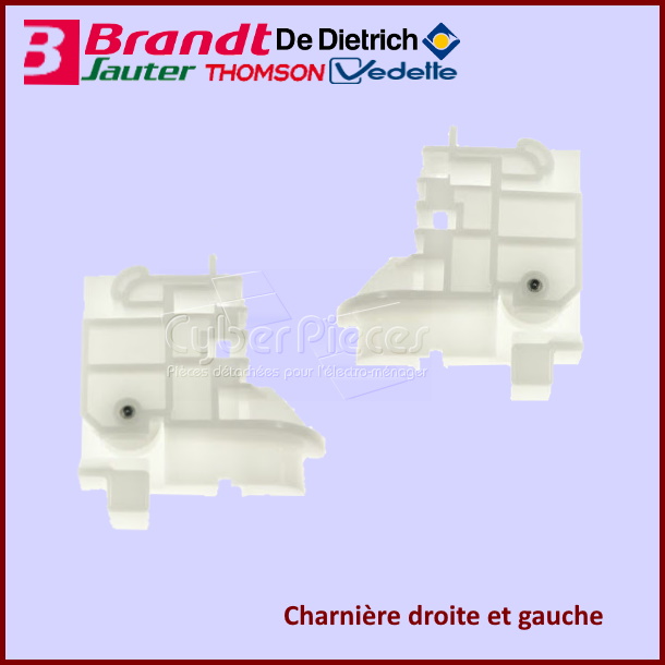 Lot de 2 charnières Brandt AS0070166