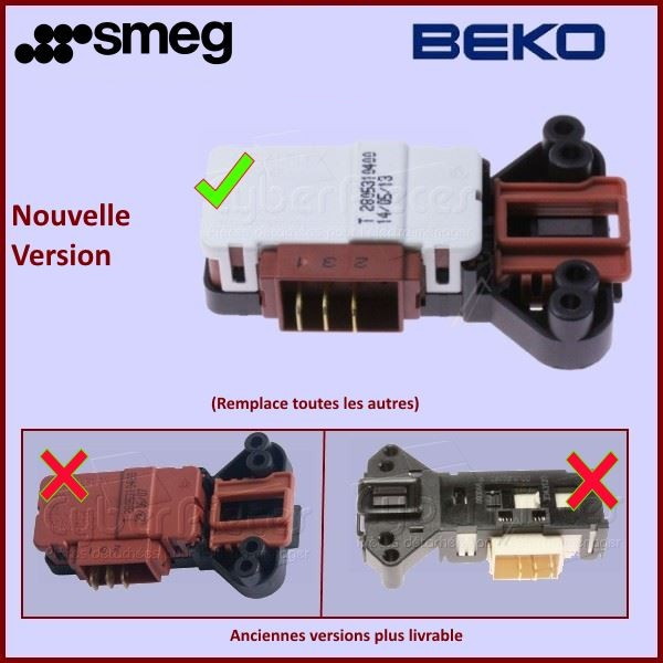 Sécurité De Porte 3 cosses Type ZV446 Beko 2805310400