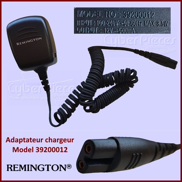 Adaptateur chargeur REMINGTON Model 39200012
