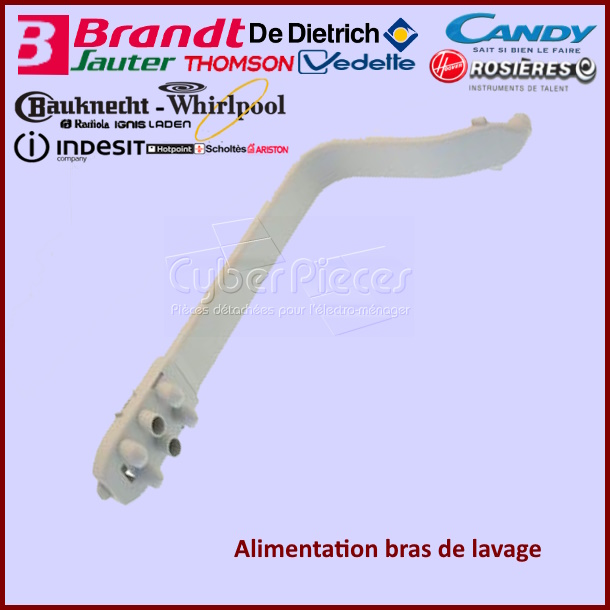 Alimentation bras de lavage Brandt 31X8344
