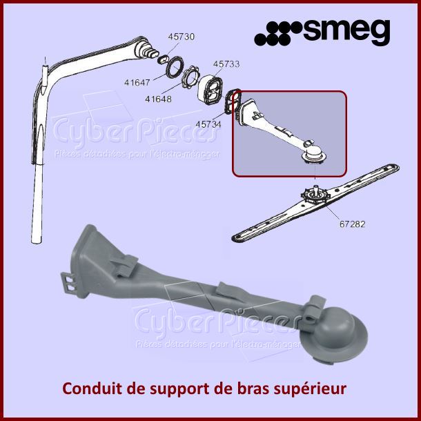 Conduit de panier SMEG 761810162