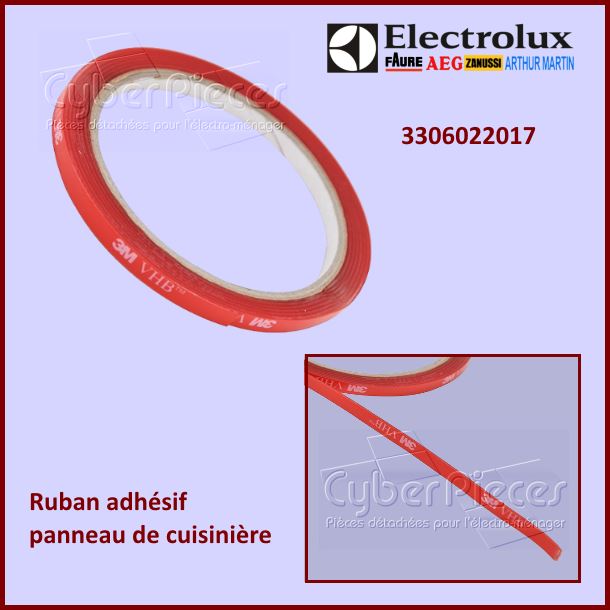 Ruban adhésif de panneau de cuisinière 3306022017 - Pièces four