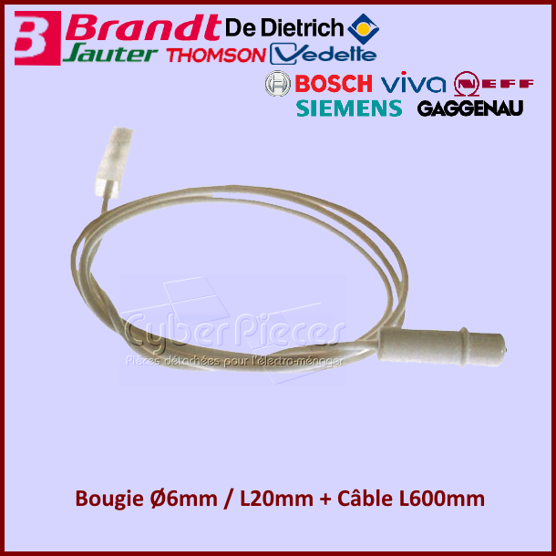 Bougie avec son câble Brandt 92X8589