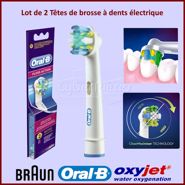 Têtes de brosse à dents électrique Oral-B EB25-2