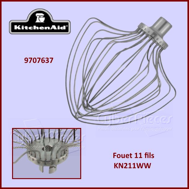 Fouet à 11 fils KN211WW Kitchenaid 9707637