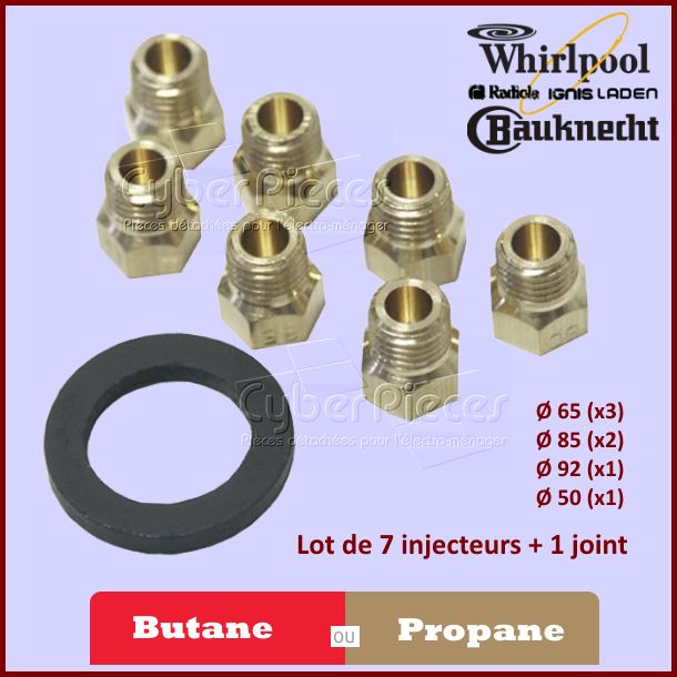 Injecteurs Butane - Propane Whirlpool 481931039347