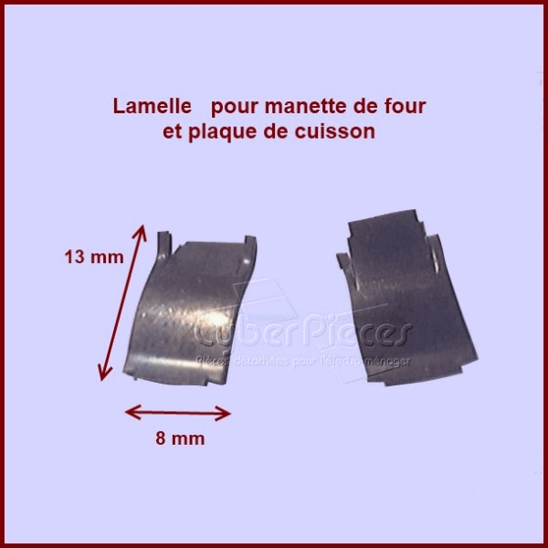Clip plat  ressort pour manette
