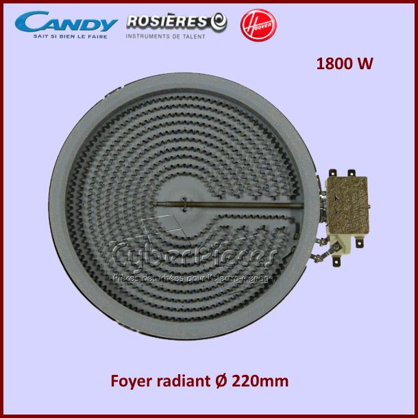 Foyer Radiant 220mm 1800W Candy 93679728