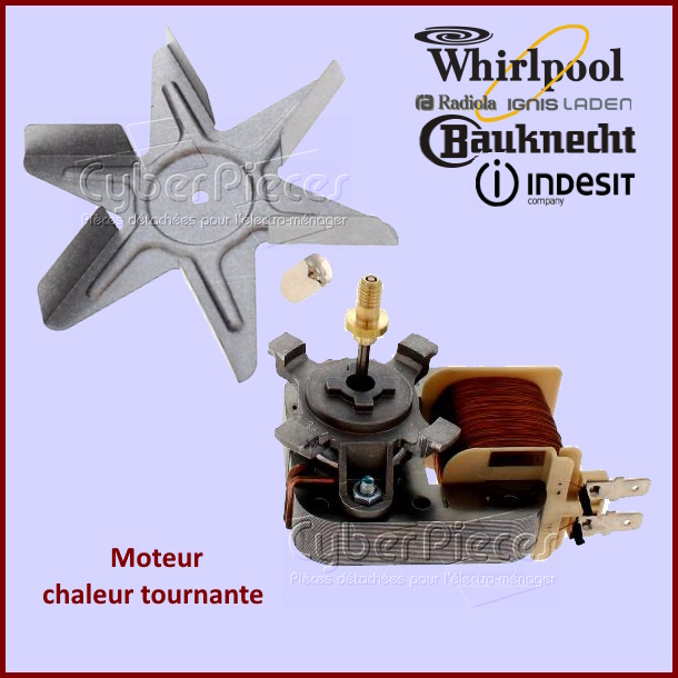 Moteur chaleur tournante Whirlpool 481010781691