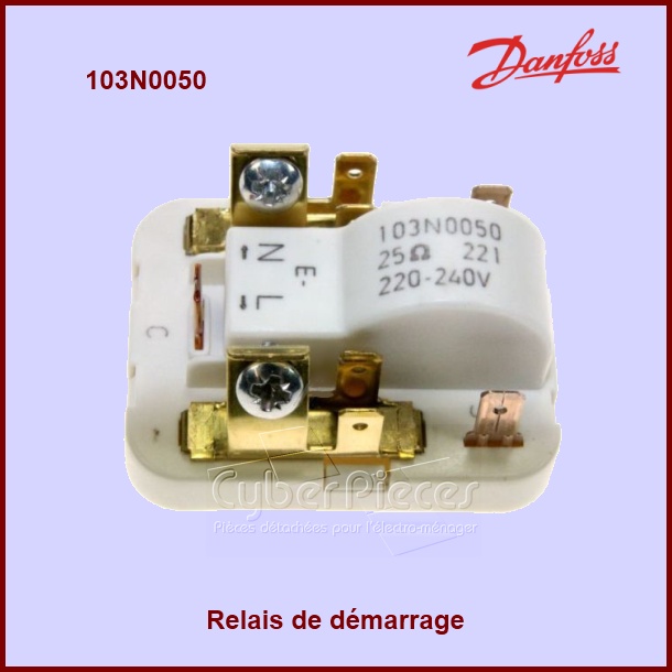 Relais de démarrage Danfoss 103N0050