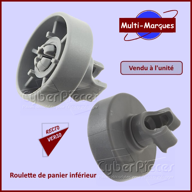 Roulette de panier inférieur Smeg 767410200