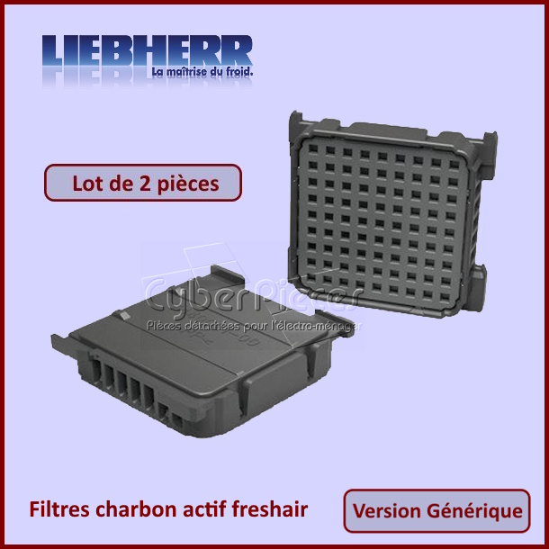 Lot de 2 filtres charbon Liebherr 9882429