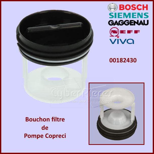 Bouchon filtre de pompe Copreci Bosch 00182430