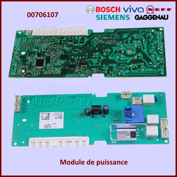 Carte électronique de puissance Bosch 00706107