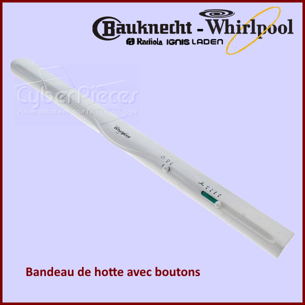 Bandeau de hotte Whirlpool 481245319571