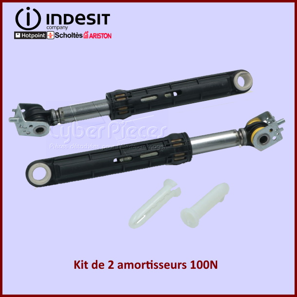 Kit de 2 amortisseurs 100N Indesit C00290703