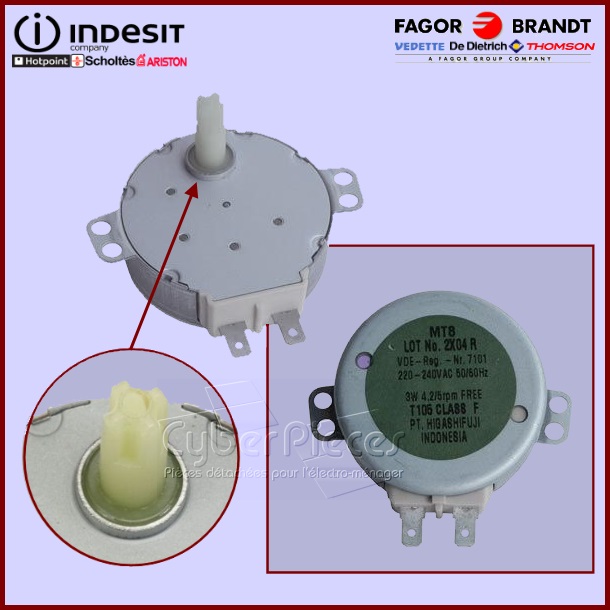 Moteur Plateau Tournant 76x7877