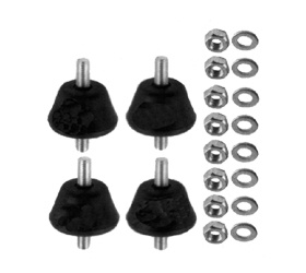 Lot De 4 Supports Extra Dur