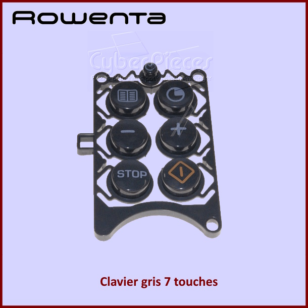 Clavier gris 7 touches Seb SS-185863 ***Pièce épuisée***