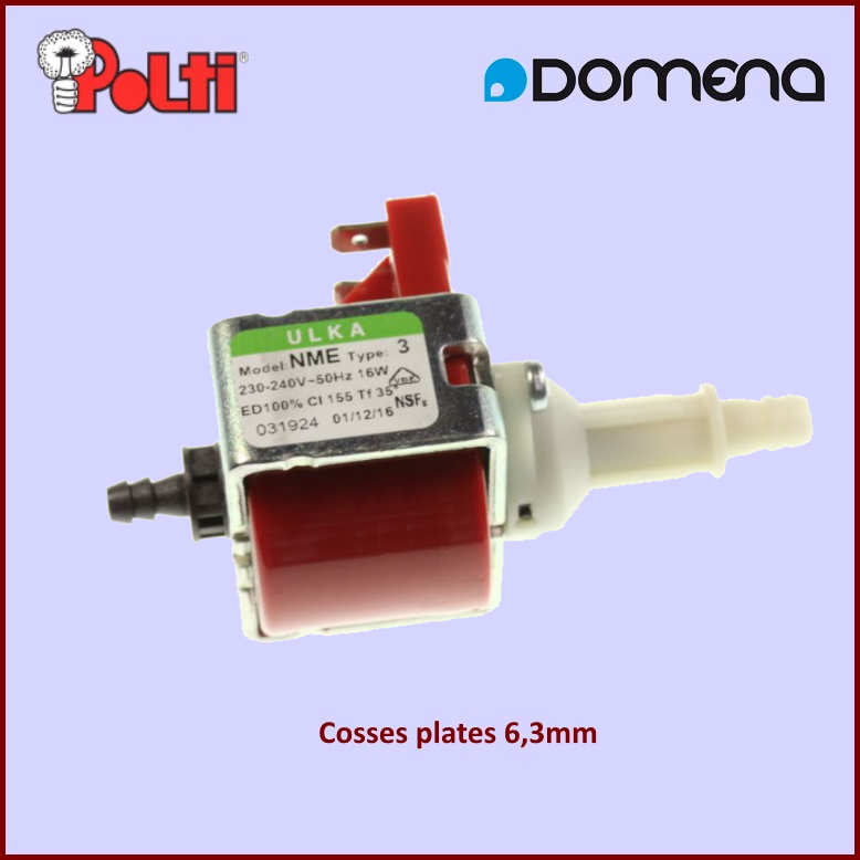 Electro-Pompe Vapeur 100-120°  POLTI ou DOMENA
