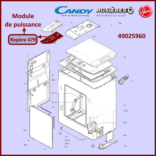 Carte électronique de puissance 49025960