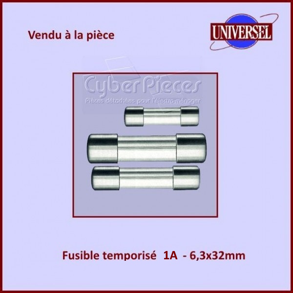 Fusible 1A TemporisÃ© 6x32mm en verre