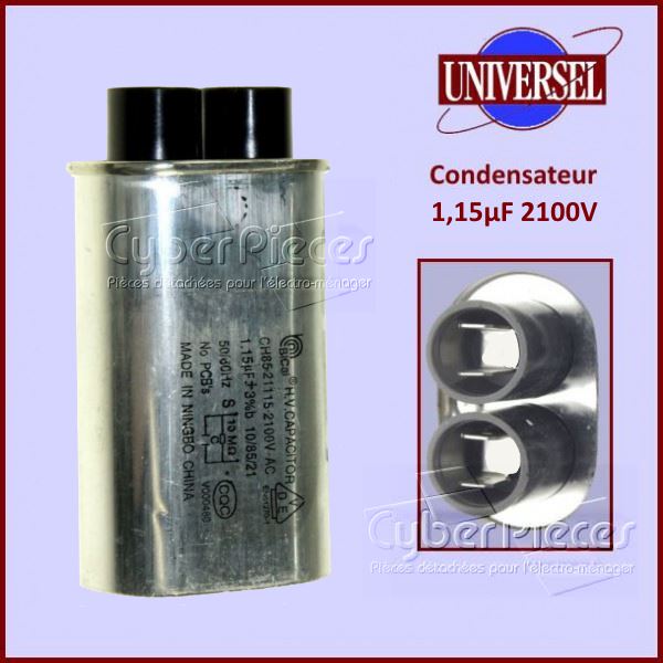 Condensateur 1,15µF (1,15mF) 2100V