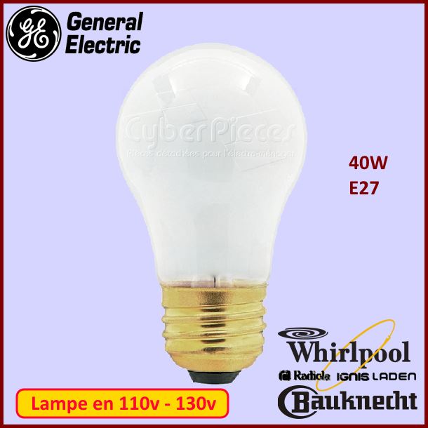 Ampoule E27 Standard 125v-130v 40w 481913488143