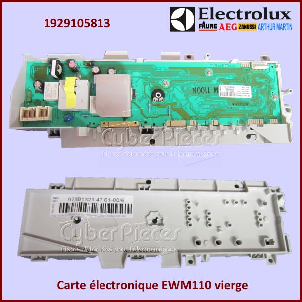 Carte Ã©lectronique EWM110 Electrolux 1929105813 Ã  configurer par no...