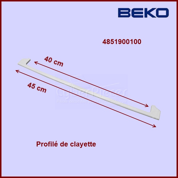 Profilé de clayette 4851900100