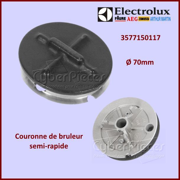 Brûleur semi rapide avec couronne 3577150117