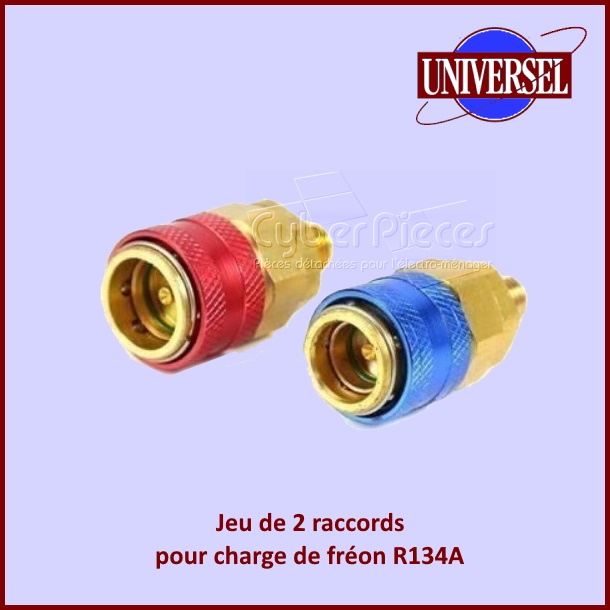 Jeu Coupleur R134A B.p./h.p.auto QC-12 1/4"SAE