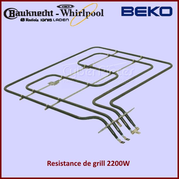 Resistance de grill 2200W Beko 262900064