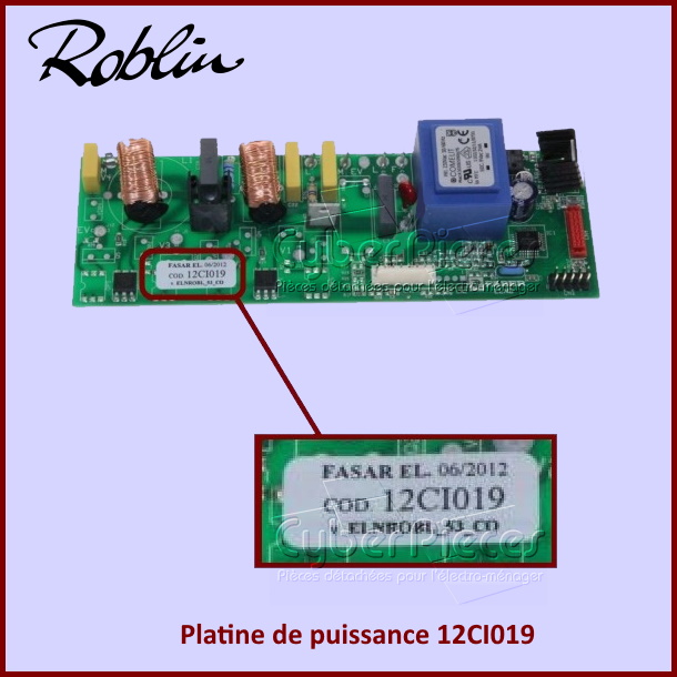 Carte électronique de puissance ROBLIN 12CI019