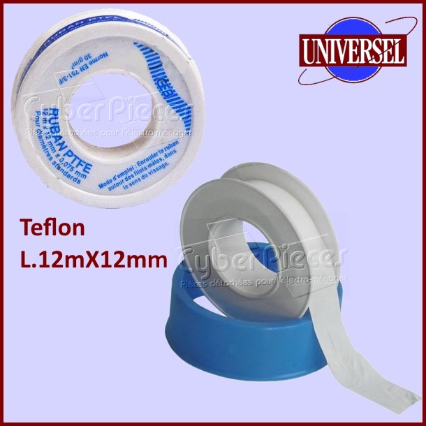 TEFLON en rouleau L.12mX12mm