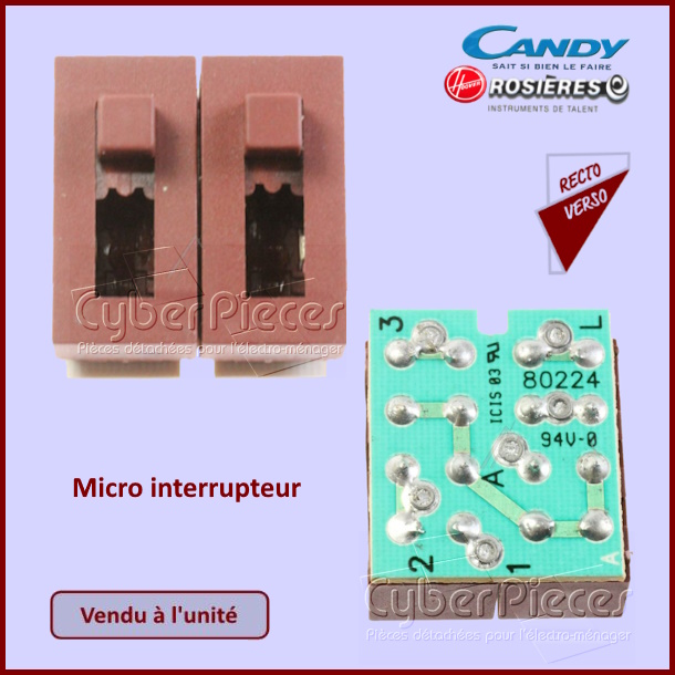 Micro interrupteur Candy 93958270