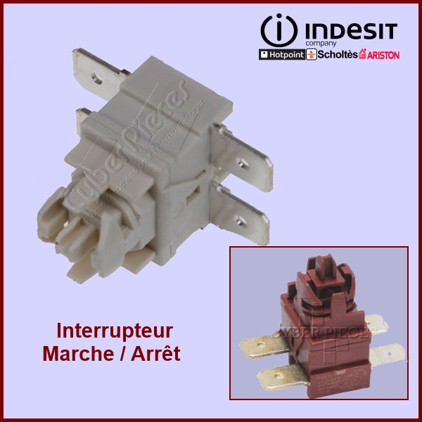 Interrupteur bipolaire on-off  C00142650 - Kitchenaid 4176411 - W11161896