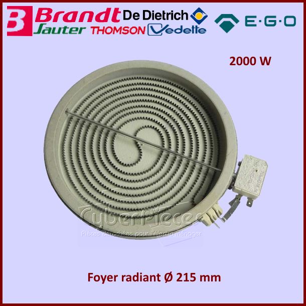 Foyer radiant 2200-2100W EGO