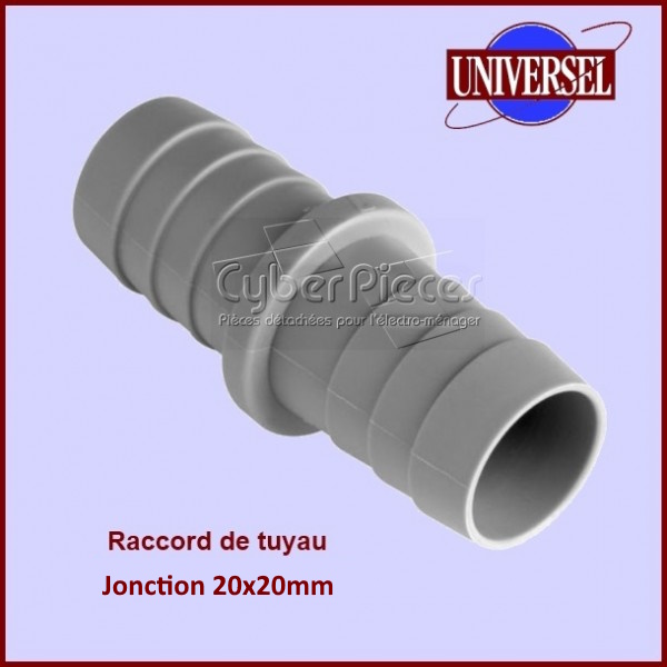 Jonction 20x20mm pour tuyau de vidange