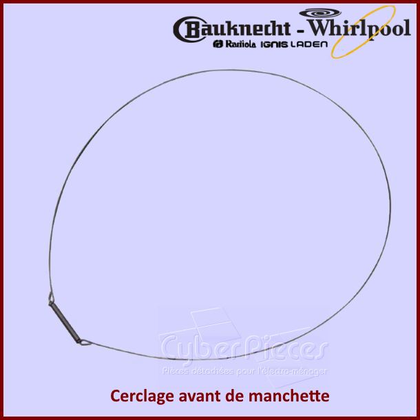 Cerclage avant de manchette Whirlpool 481990302494
