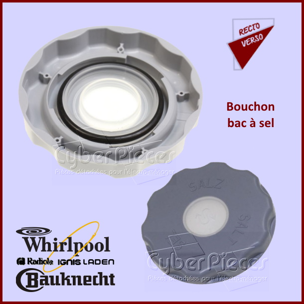 Bouchon bac à sel Whirlpool 480140102405
