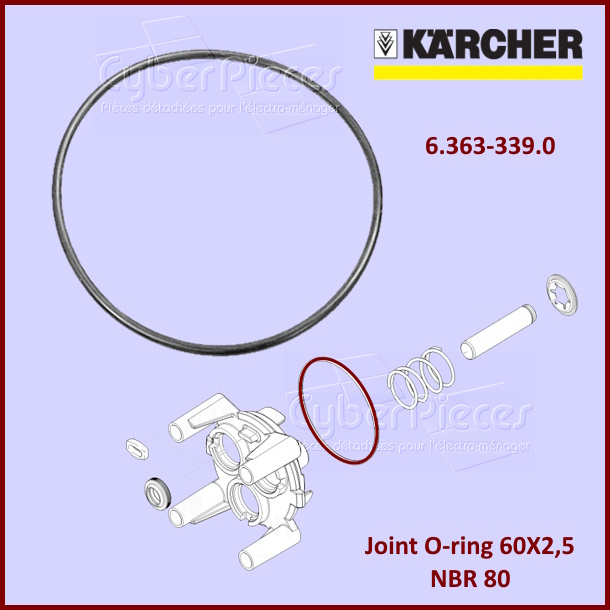 Joint O-ring NBR80 Karcher 63633390