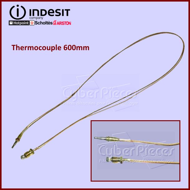 Thermocouple 600mm Indesit C00136955