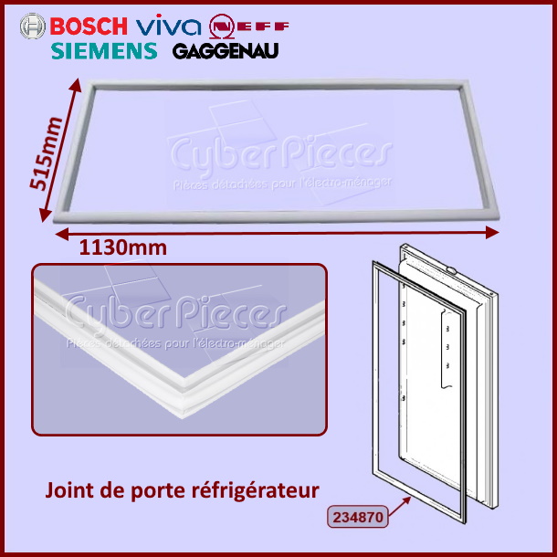 Joint de porte réfrigérateur Bosch 00234870