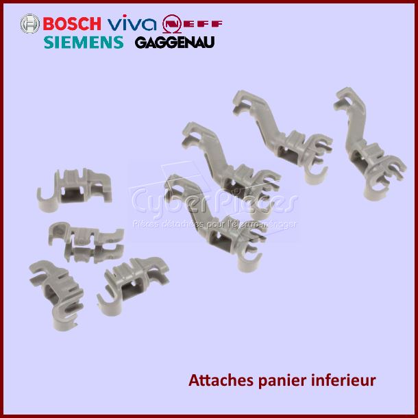 Attaches panier inferieur Bosch 00632372