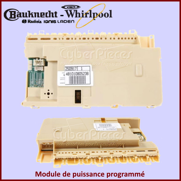 Carte electronique Whirlpool 481010805238