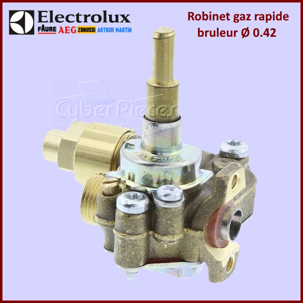 Robinet bruleur gaz rapide Electrolux 3577306081